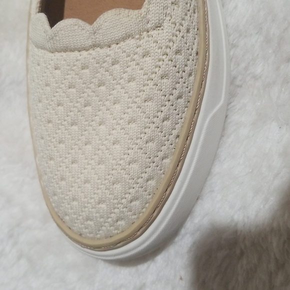 Report Dijon slip on Knit Beige Flat Women Loafer Size 7.5 - Picture 7 of 8